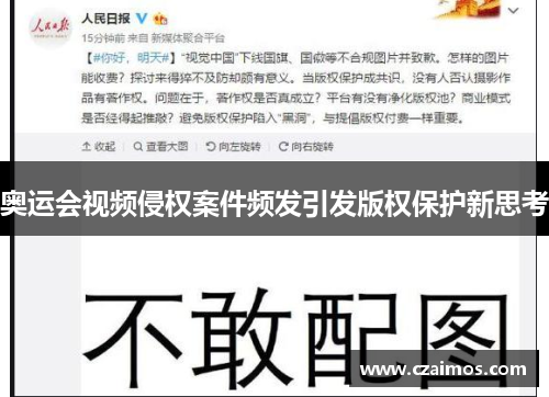 奥运会视频侵权案件频发引发版权保护新思考